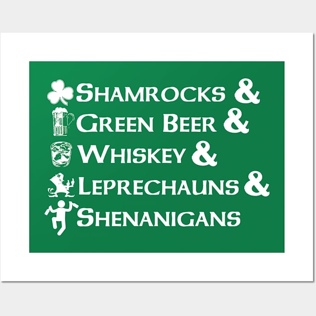 St. Patricks Day List Wall Art by thedeuce